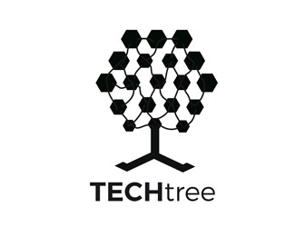 Projekt graficzny logo dla firmy online techtree